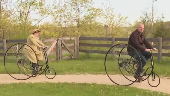 Historic bikes at Old World Wisconsin