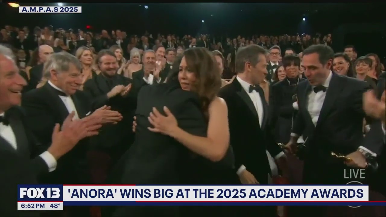 'Anora' wins big at 2025 Academy Awards