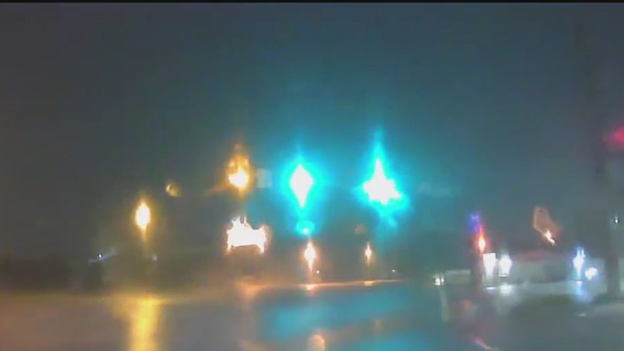 Storm conditions in Collin County