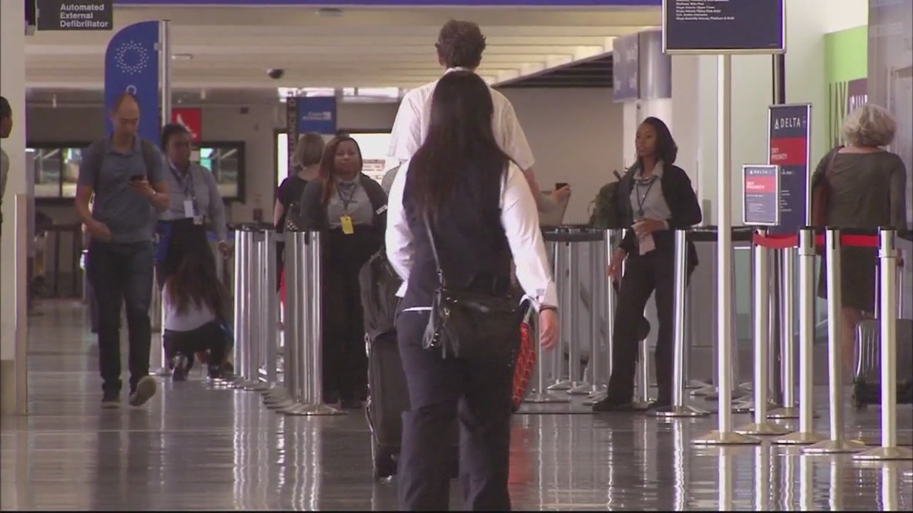 Effects of Hurricane Harvey lead to flight delays at LAX