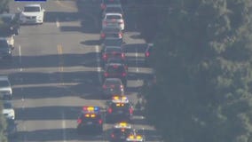 Half-hour LA police chase during rush hour