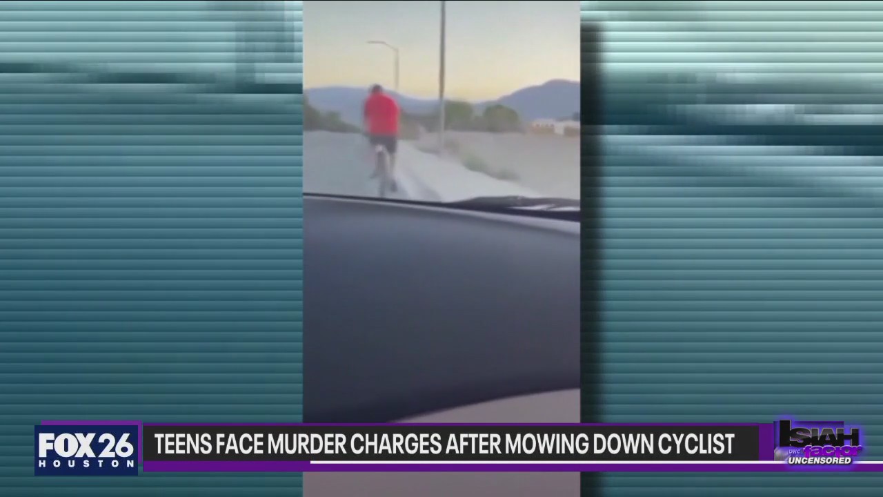 Las Vegas teens face murder charges after mowing down cyclist on video