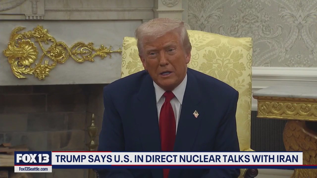 Trump says U.S. in direct nuclear talks with Iran