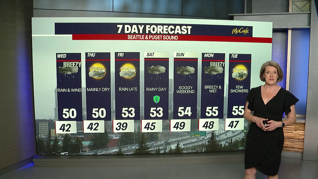 Seattle weather: Storm moves into western Washington