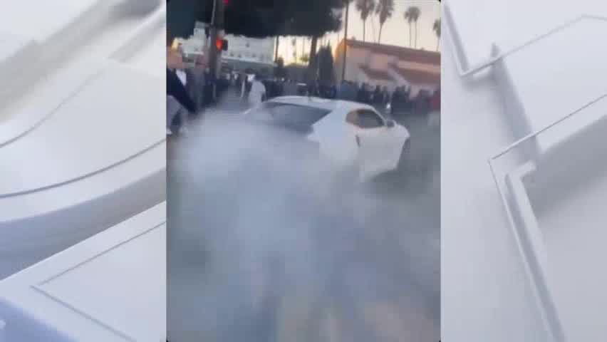 Multiple spectators hurt during illegal street takeovers in SoCal over the weekend: police