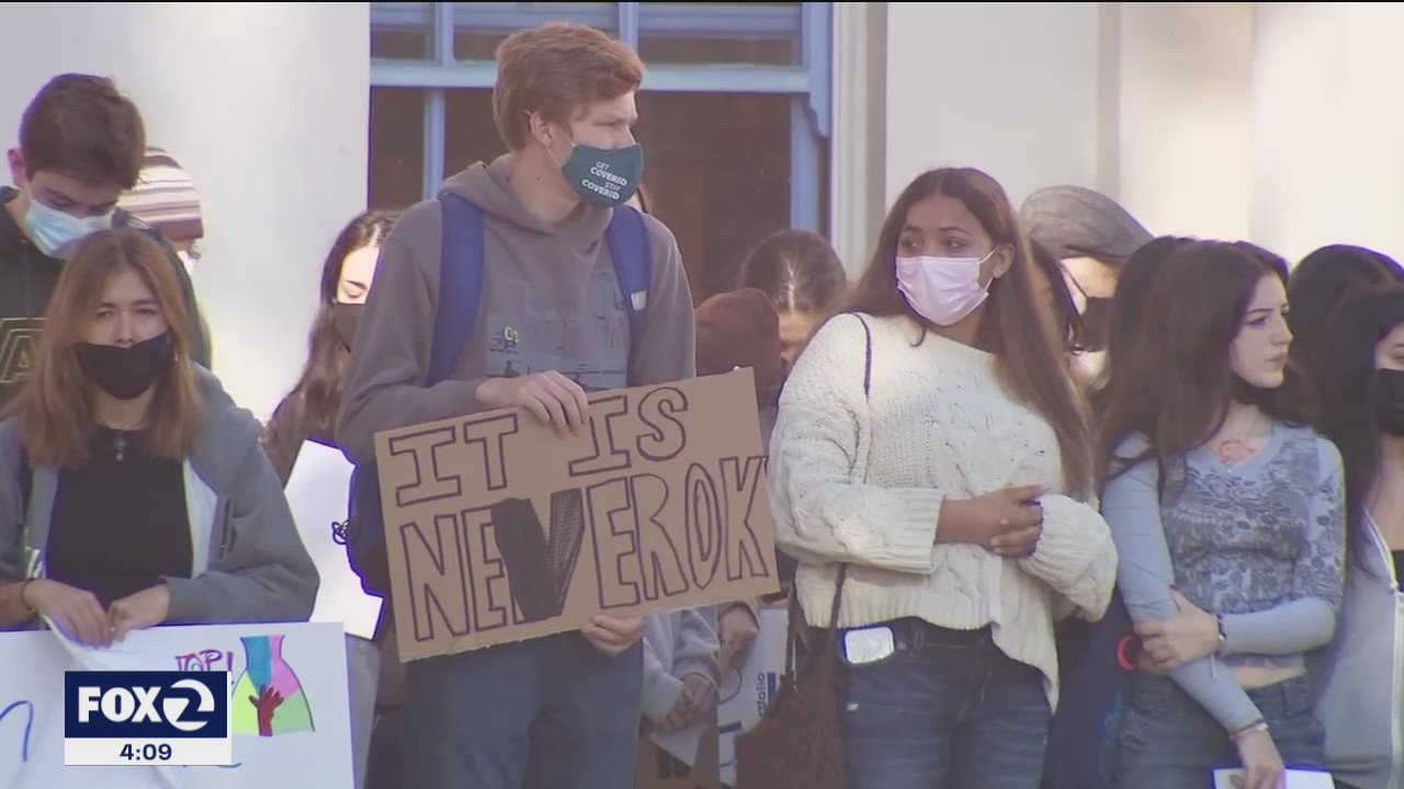Oakland Tech students protest sexual assaults