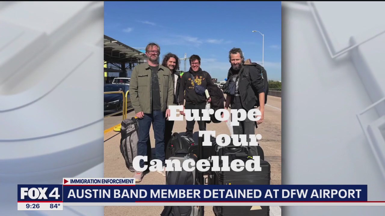 Austin band member detained at DFW airport