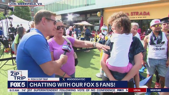 Zip Trip to Merrifield: Chatting with Fox 5 fans