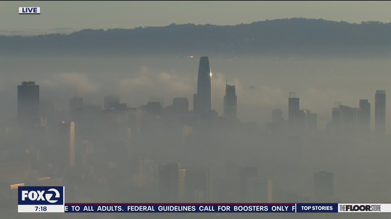 Foggy morning, rain possible later in week
