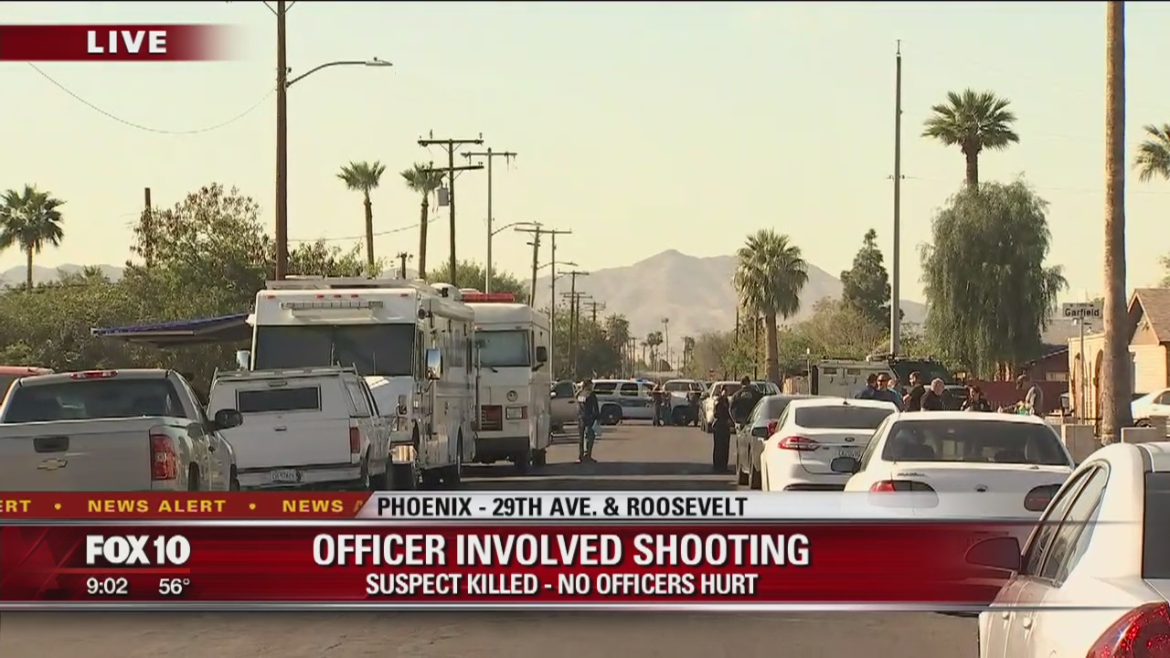 Phoenix police: Suspect dead following officer-involved shooting | FOX ...