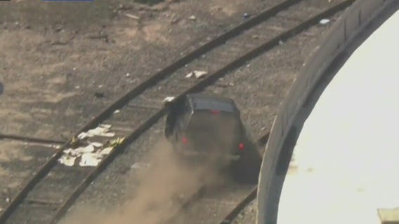 Standoff continues after wild chase in Boyle Heights