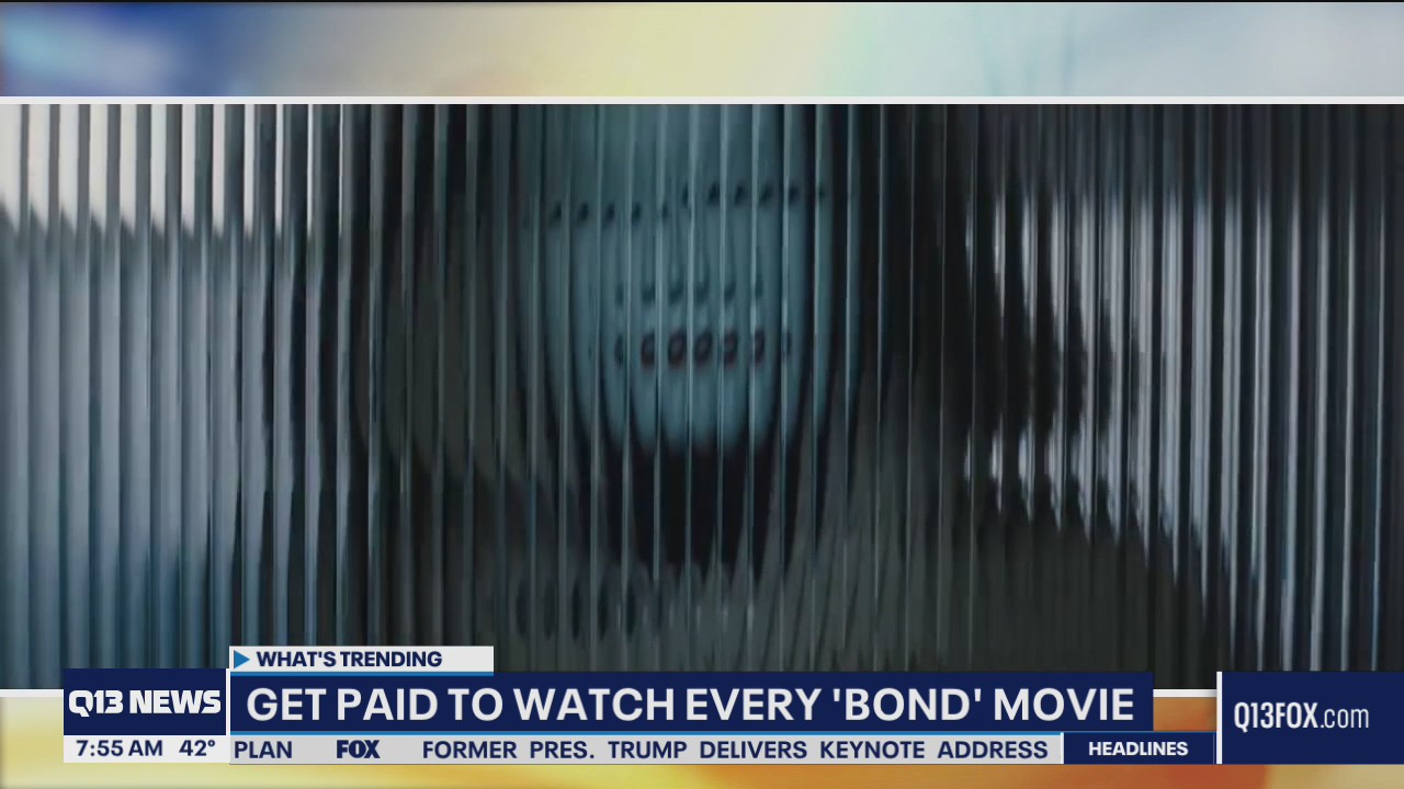 Get paid to watch James Bond movies