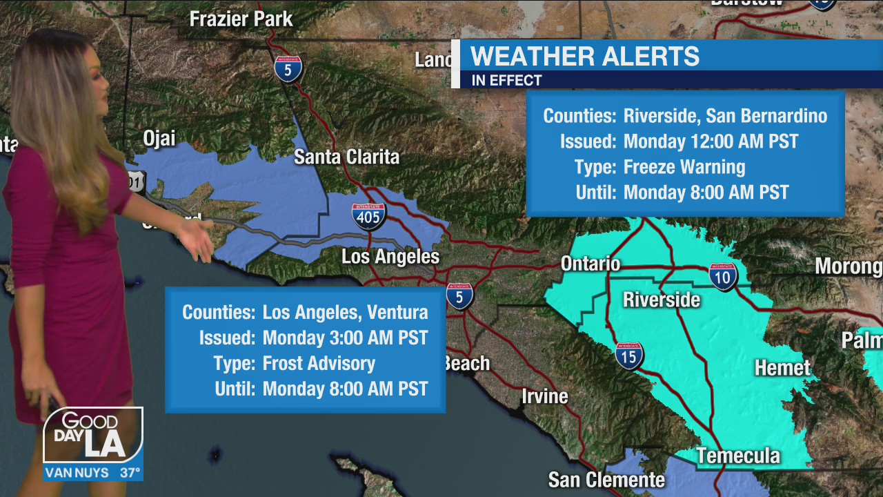 Weather Forecast for Monday, Jan. 3