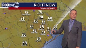 Houston weather: Very warm with scattered rain chances Thursday
