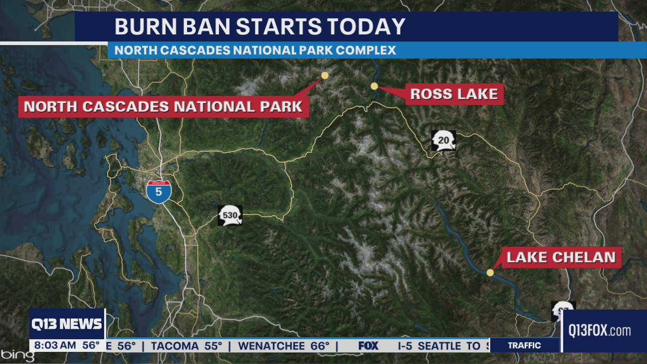 North Cascades burn ban in effect amid wildfire threat