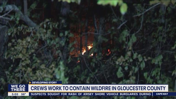 Crews working to contain wildfire in Gloucester County
