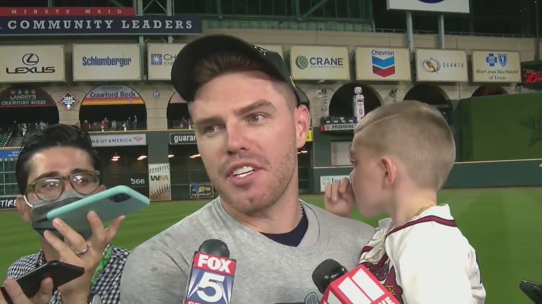 Freedie Freeman says it's a pretty good feeling winning the World Series