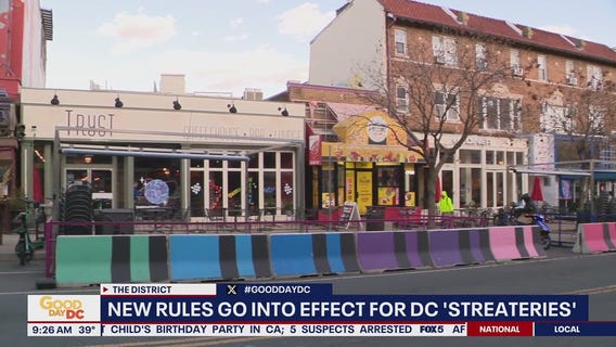 New rules go into effect for DC streateries