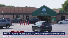 More than 700 students, staff quarantined in Crown Point
