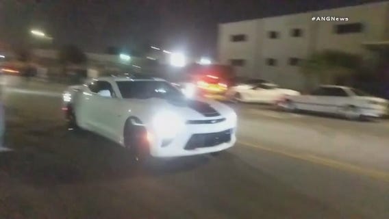 Takeovers and street racing prompt large police response across Los Angeles