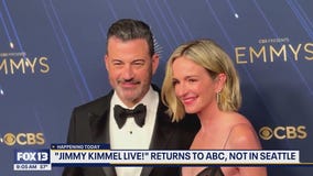 'Jimmy Kimmel Live!' returns to ABC, but not in Seattle