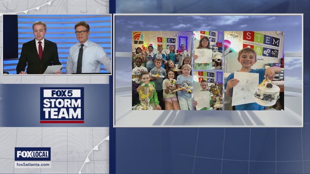 4th Graders Make Replica Satellites at Hogansville Elementary