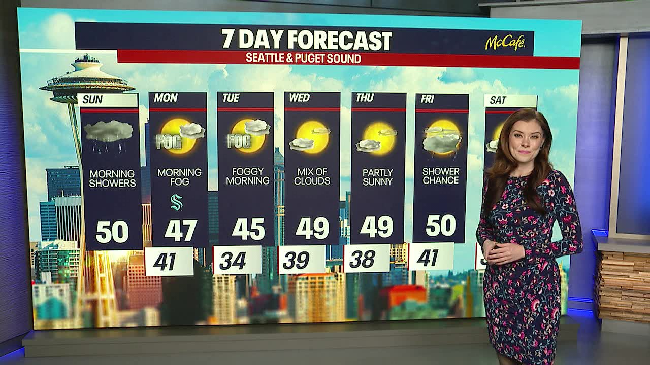 Sunny, drier weather to return to Seattle