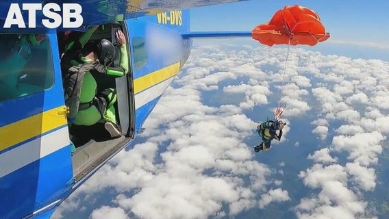 Man sucked out of plane, left dangling mid-air