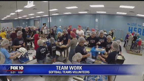 Valley softball team gives back to the community