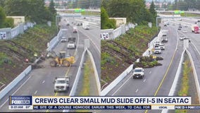 Overnight rain causing mudslides and road closures