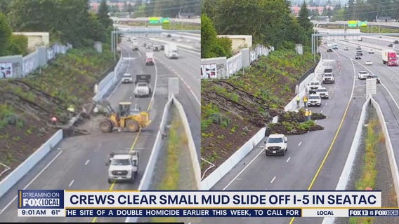 Overnight rain causing mudslides and road closures