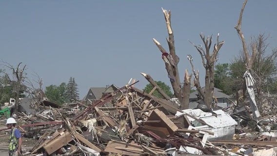 Tornadoes in Iowa leave a trail of destruction