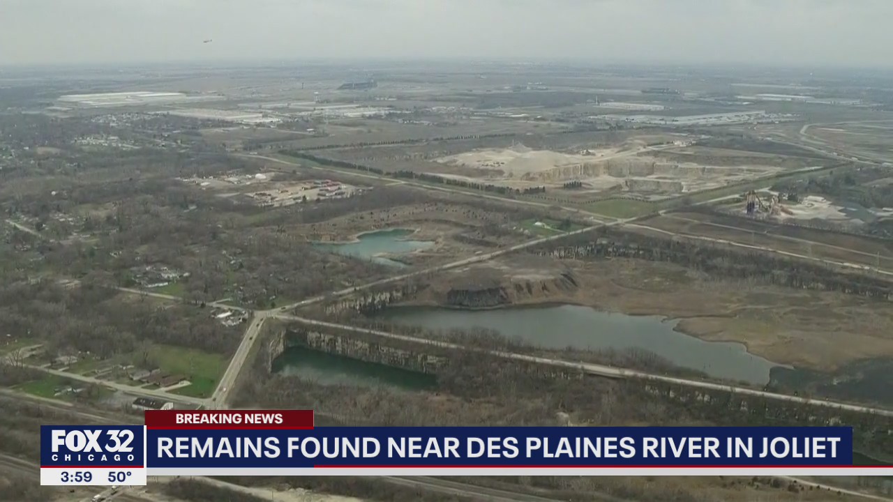 Human remains found in Joliet near Des Plaines River