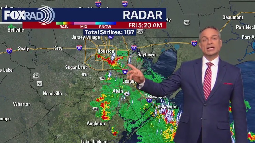 Houston weather: Heavy, scattered storms for Friday