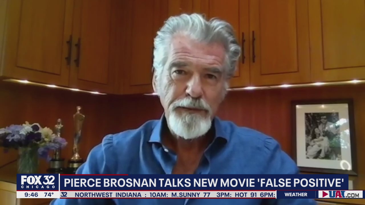 Actor Pierce Brosnan talks new movie 'False Positive'