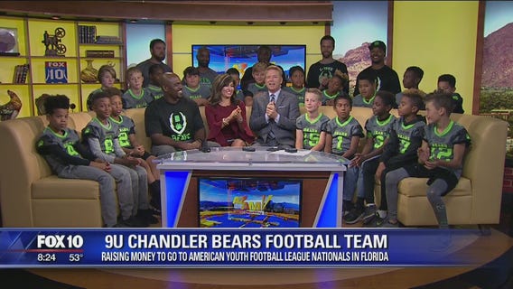 9U Chandler Bears youth football team holds fundraiser