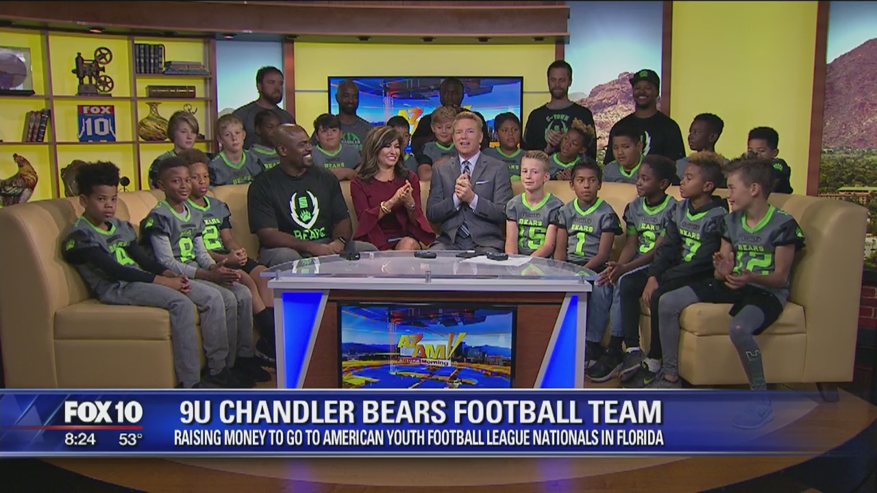 9U Chandler Bears youth football team holds fundraiser