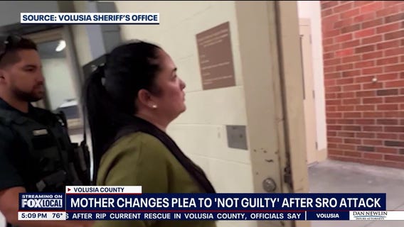Florida mom changes plea in school resource officer attack case