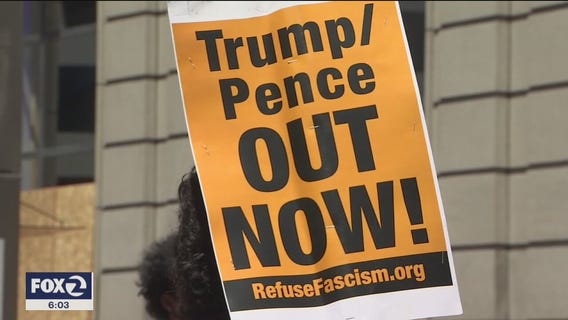 As Trump turns 74 years old, protests break out in San Francisco