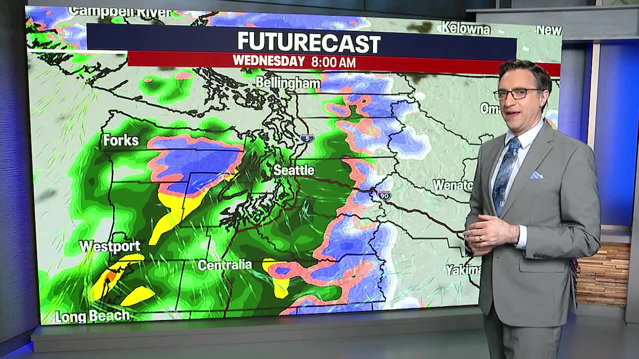 Seattle weather: Spotty showers continue Tuesday