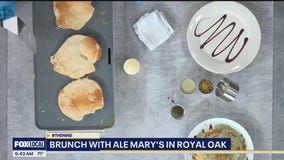 Dubai chocolate inspired pancakes with Ale Mary's