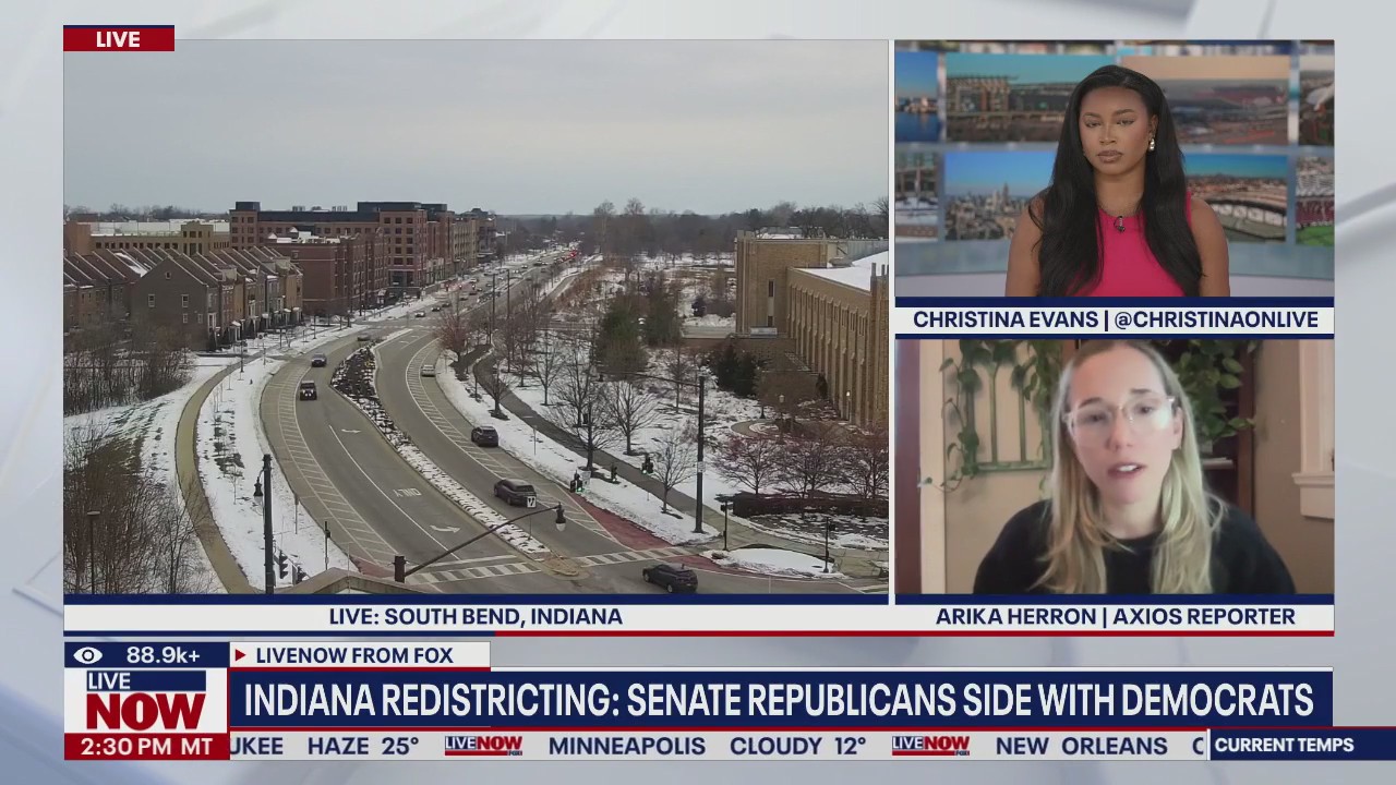 Indiana state Senate rejects Trump's redistricting plan