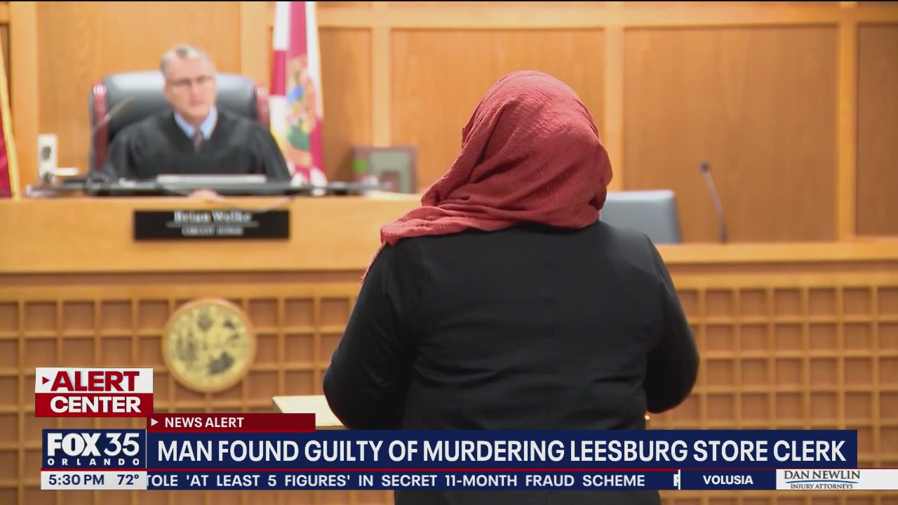 Jury convicts Alex Lopez of murder in deadly 2024 shooting of Leesburg clerk, father of five