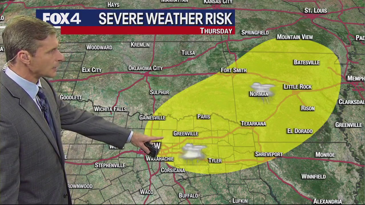 Dallas weather: April 17 evening forecast