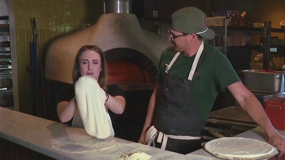 Making pizza at Loudmouth