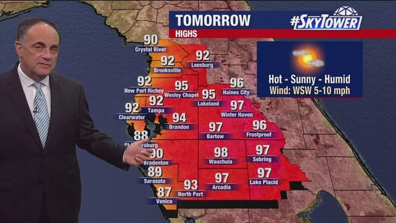 Tampa Weather | Hazy, hot and humid