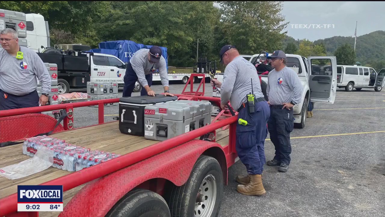 Texas A&M Task Force 1 helps with hurricane relief