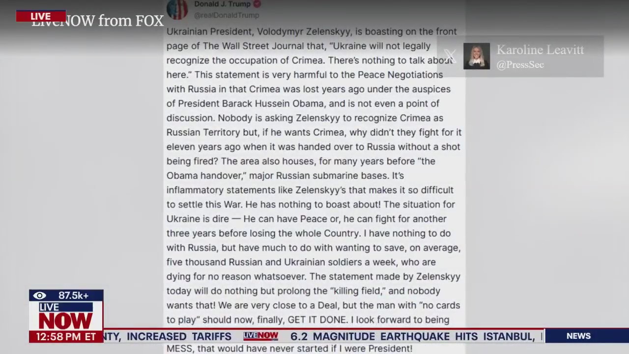 Trump-Zelenskyy tensions rise amid Ukraine war