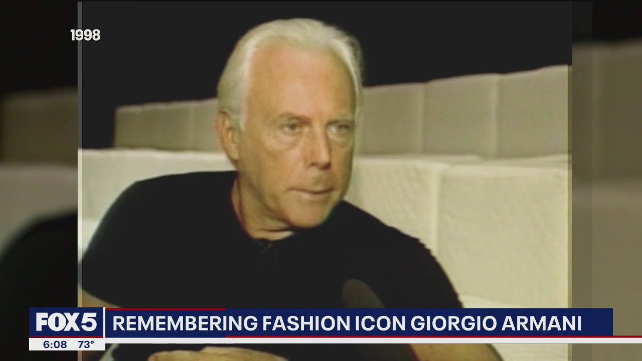 Remembering fashion icon Giorgio Armani
