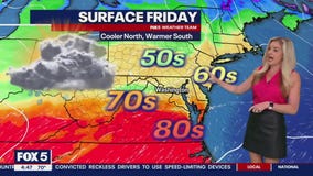DC weather: Cloudy, mild Friday with scattered showers possible